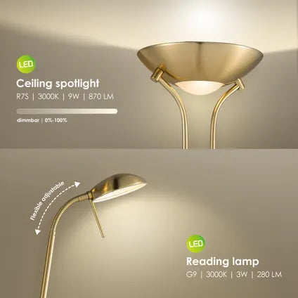 Lampadaire Home Sweet Home Uplight or R7S 8W G9 3W