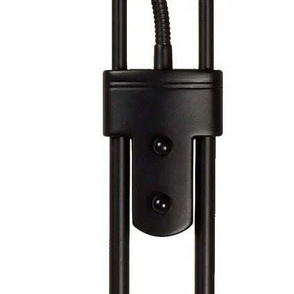 Lampadaire Lucide Champion - Noir - 25,4cm - 20W+4W