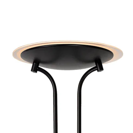 Lampadaire Lucide Champion - Noir - 25,4cm - 20W+4W