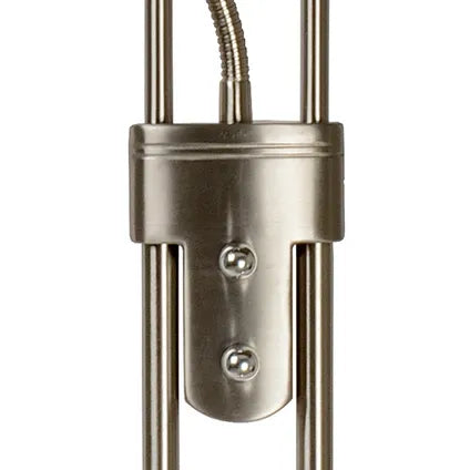 Lampadaire Lucide Champion - Métal Chromé - 20W+4W