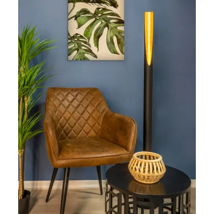 Lampadaire EGLO Barbotto noir GU10