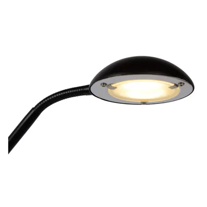 Lampadaire LED Lucide Zenith noir ⌀25,4cm 20W+4W