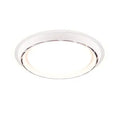 Delvotira | Ventilateur De Plafond - Trio - Saarela - Blanc 48.5x48.5x17 Cm