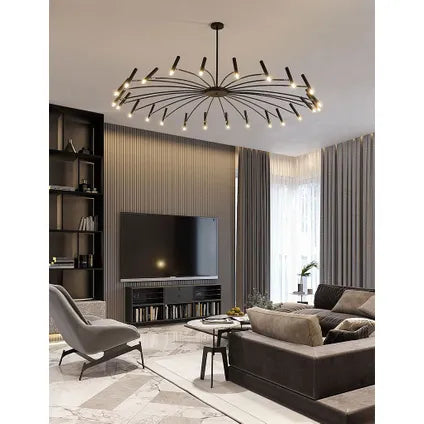Lustre Toolight App1196-15cp Noir 97x97x68cm