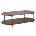 Delvotira | Table Basse Oviala Ruby Marron