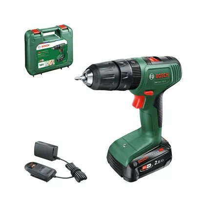 Perceuse-Visseuse Bosch EasyImpact 18V-38 – Batterie 18V 2,5Ah – Mandrin 10 mm / Forets 13 mm – 20 Positions de Couple