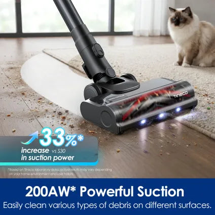 Aspirateur Balai Tineco Pure One S30 Pro Pet – 180W – Technologie ZeroTangle – Sans Fil
