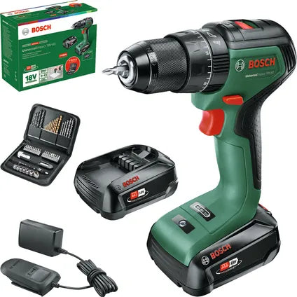 Perceuse-visseuse à percussion Bosch UniversalImpact 18V-60 – 18V Brushless – (2x 2,0Ah)