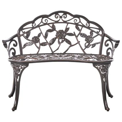 Delvotira | Banc De Jardin Beliani Piura Marron 49x88x80 Cm