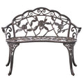 Delvotira | Banc De Jardin Beliani Piura Marron 49x88x80 Cm