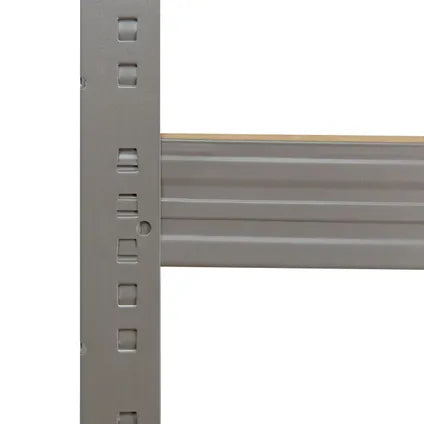 Étagère Rangement Établi Shelfplaza Pro 190x100x60 Cm En Gris Avec 6 Étagères