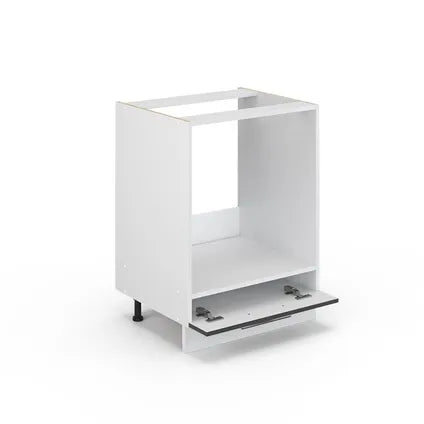 Meuble Bas Pour Four - Vicco - Fame-line 33512 - Anthracite Brillant/blanc - 60x51.6x82 Cm