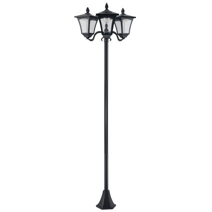 Delvotira | Lampadaire De Jardin Collahausse - Solaire Led 3 Abat - Jours - H.182.5 Cm - Ip44 Extérieur