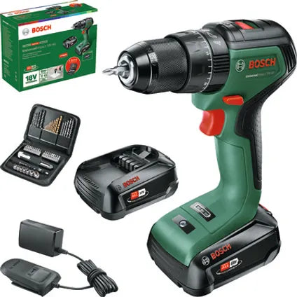 Perceuse-visseuse à percussion Bosch UniversalImpact 18V-60 – 18V Brushless – (2x 2,0Ah)
