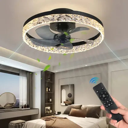 Delvotira | Ventilateur de plafond avec éclairage - Lichtendirect - Smart - Ventilateur Plafonniere