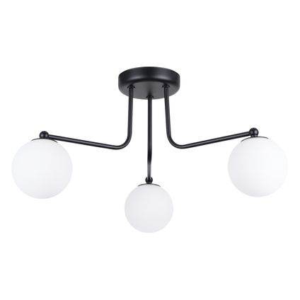 Delvotira | Suspension - Sollux Lighting - Bealy 3 Noir Led 4000k