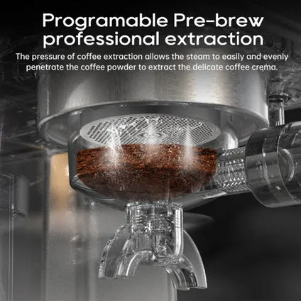 Hibrew – Machine À Café – H10A – Semi-automatique Température Réglable 20 Bars Noir