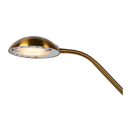 Lampadaire Lucide Zenith – Or Mat – Blanc Chaud – Dimmable – 24W