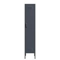 Delvotira | Armoire Vestiaire 35x50x180 Cm Métal Anthracite - Lendo Online