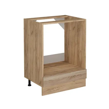 Delvotira | Meuble Bas Four Encastrable - Vicco - R-line - Sonoma Chêne Doré - 60x46x81.6cm