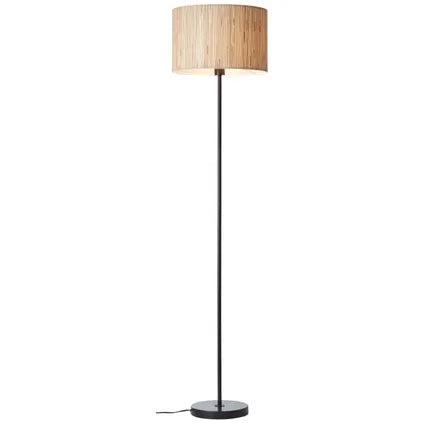 Delvotira | Lampadaire Brilliant Wimea zostère noir ⌀38cm E27