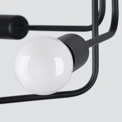 Lustre – Sollux Lighting – Torah 6 Noir Led 3000k