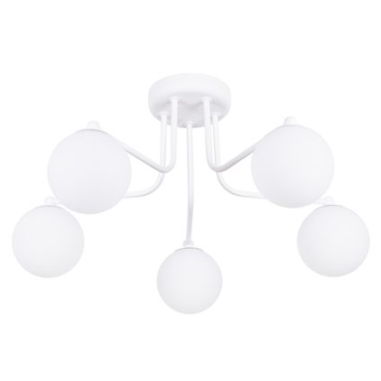 Delvotira | Lustre - Sollux Lighting - Bealy 5 Blanc Led 3000k
