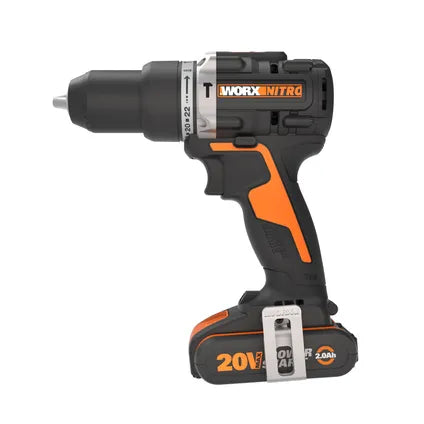 Perceuse à percussion sans fil – WORX – 20V – 60 Nm – 2 vitesses – Mandrin 13 mm