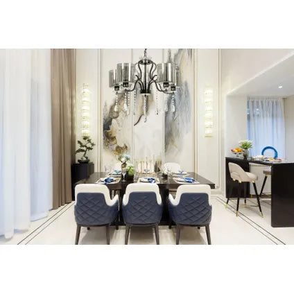 Lustre Toolight App958-5cp Noir 67x67x54cm