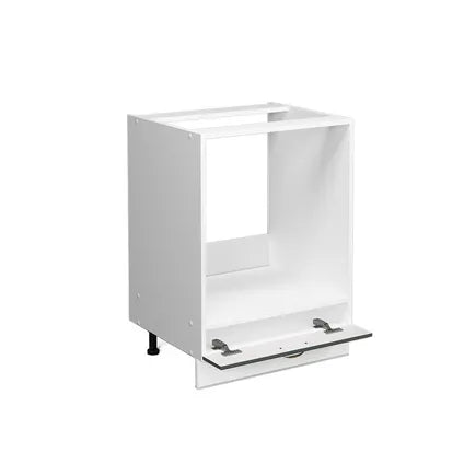 Meuble Bas Pour Four Encastrable - Vicco - Fame-line 38024 - Anthracite-or/blanc - 60x51.6x82 Cm