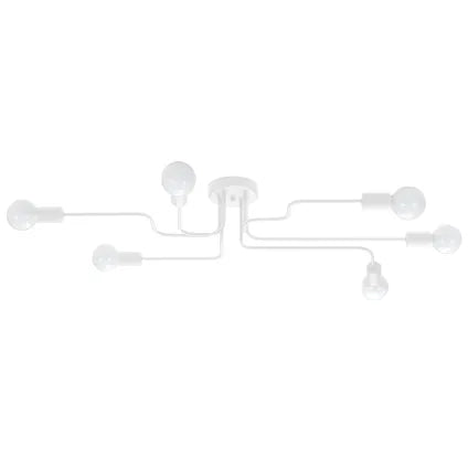 Delvotira | Lustre - Sollux Lighting - Infinix 6 Blanc Led 4000k