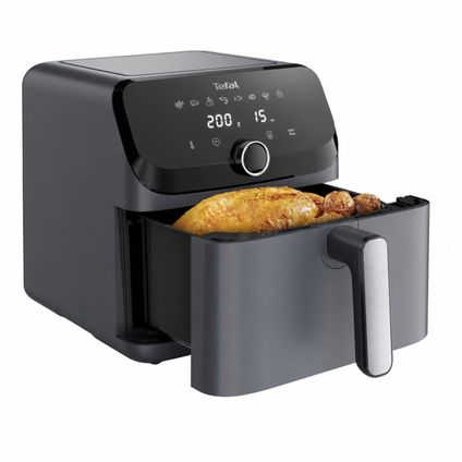 Delvotira | Tefal - Friteuse à Air Easy Fry Mega EY855B XXL - 7,5 Litres - Gris