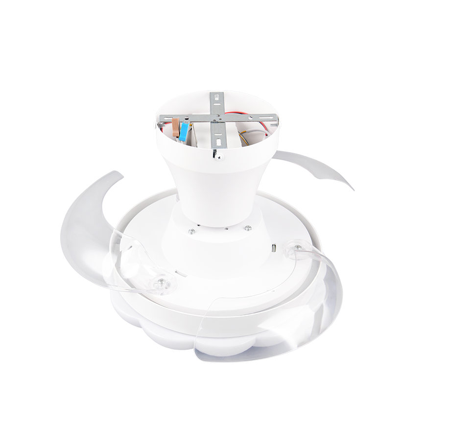 Ventilateur De Plafond - Trio - Boras - Blanc 60x60x29 Cm