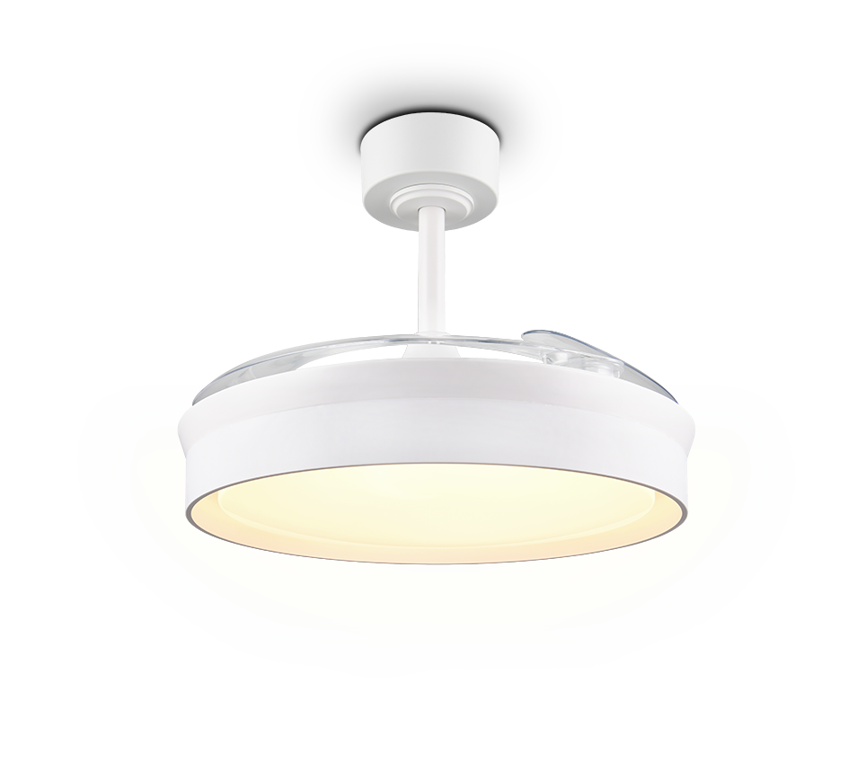 Ventilateur De Plafond - Trio - Kerava - Blanc 106x106x39 Cm