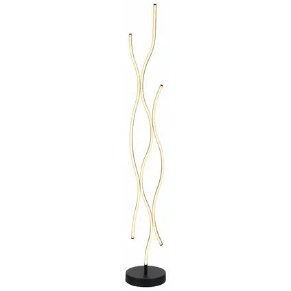 Lampadaire Geronimo Led Globo Métal Noir 1x Led