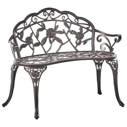 Banc De Jardin Beliani Piura Marron 49x88x80 Cm