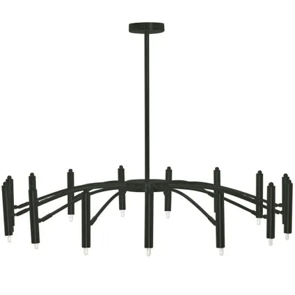 Delvotira | Lustre Toolight App1196-15cp Noir 97x97x68cm