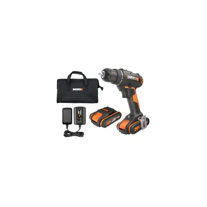 Delvotira | Perceuse-visseuse Worx 20V - 2 batteries