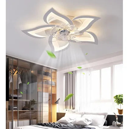 Delvotira | Ventilateur de plafond avec éclairage - Lichtendirect - Plafonnier Smart Fan - 69 cm