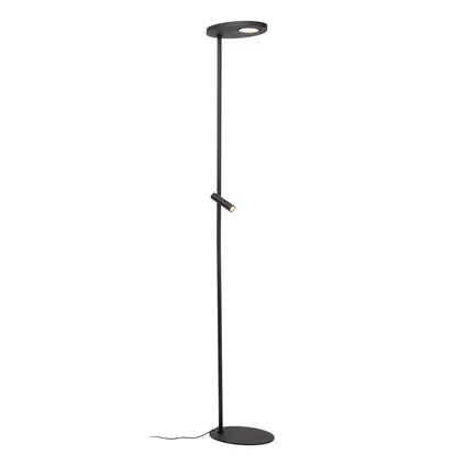 Delvotira | Lampadaire Lucide Ortolan - Noir - CCT - 12W