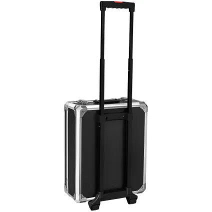 Tectake Coffre À Outils Aluminium – Noir – 1200 Pièces – Valise Roulettes Serrures