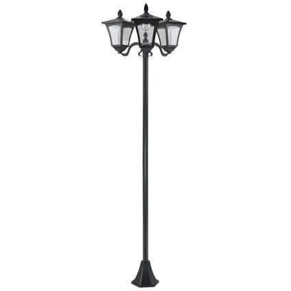 Lampadaire De Jardin Collahausse – Solaire Led 3 Abat – Jours – H.182.5 Cm – Ip44 Extérieur