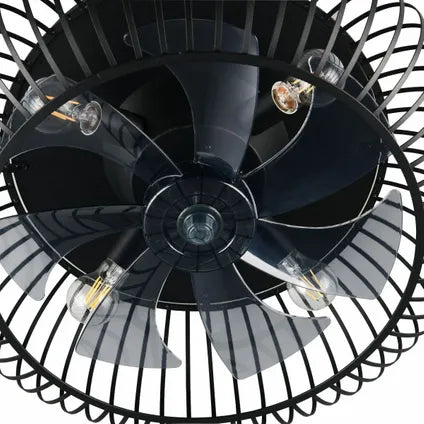 Ventilateur De Plafond – Trio – Johanna – Noir 61x61x25.5 Cm