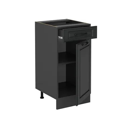 Meuble Bas De Cuisine – Vicco – R-line – Anthracite Campagne – 40×81.6×46 Cm