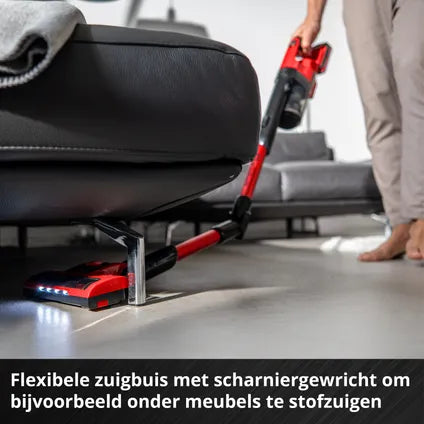 Aspirateur Balai Sans Fil Einhell TE-SV 18 Li-FLX-Solo – 3-en-1 Polyvalent – Bac à Poussière Sans Sac – Système de Triple Filtration