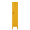 Delvotira | Armoire Vestiaire 35x50x180 Cm Métal Jaune - Lendo Online