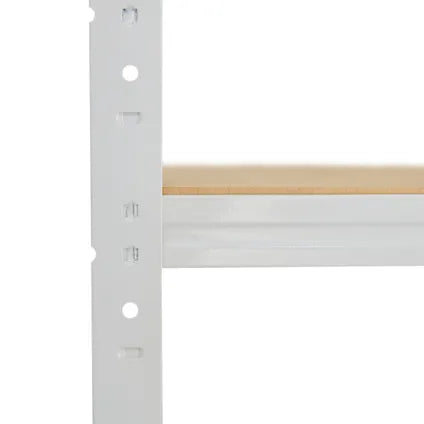 Étagère Rangement Établi Shelfplaza Office 190x80x60 Cm En Gris Clair Avec 6 Étagères
