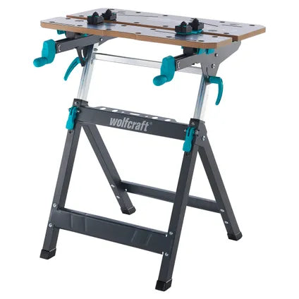 Delvotira | Établi de serrage et support de machine Wolfcraft Master 750 ERGO