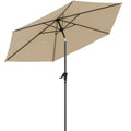 Delvotira | Parasol - Lifegoods - Jardin - Ø270 Cm - Inclinable - Imperméable - Taupe