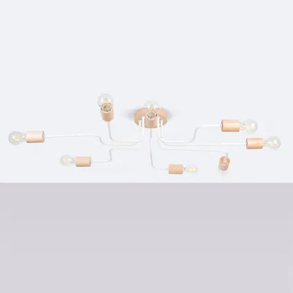 Lustre – Sollux Lighting – Zimbo 8 Blanc Led 4000k